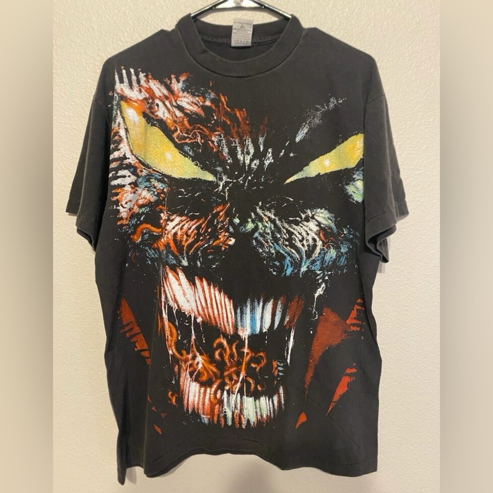 Single Stitch Spawn AOP T-shirt